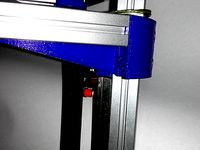 Mini Kossel doubled frame top vertex - for 1515 extrusion by DOugL