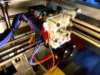 Soldoodle 3 E3D V6 X-axis endstop by Metaldrgn