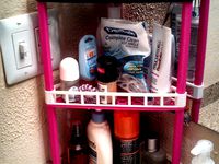 Bathroom Corner Shelf by Erdrick