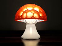 Voronoi mushroom lamp by Markellov