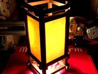 Japanese Inspired Lamp by darkriver
