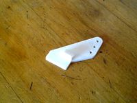 A horn for control surface of radio-controlled gliders and planes by unclouded