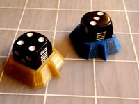 Customizable D6 Holder by cdcrockett
