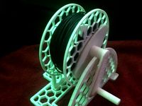 Filament Winder for my Medium Filament Spool design by steamindustries