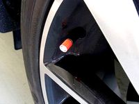Tire Valve Caps - Car / Bike Accessory by muzz64