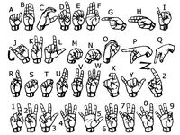Need American sign language symbols by LASERMAN
