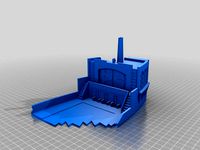 Remix - Pirate Dice Tower for a 200x200x135 high print surface by dmyers7