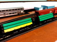 HO Scale pipe load for flat car by robs113