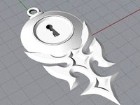 Nisekoi Pendant (Dual Extrusion) by tripjackson