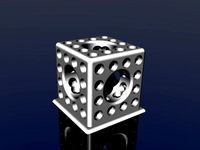 Cubic vacuum pen holder by magonegro