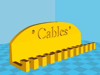 Cable holder by Gluon45