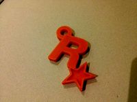 Rockstar Games Logo Keychain by feriar
