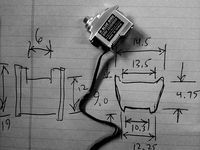 RCExplorer V3 -13mm tilt servo adapter by schlem
