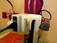 Raspberry Pi B+ Case with Bracket for Disegna3D V4 Printer and Pi Cam by Tig29