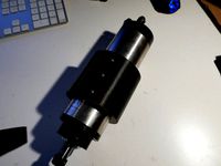 3 1/2 inch (89mm) to 65mm CNC Spindle adapter sleeve by AS_Motion_Lab