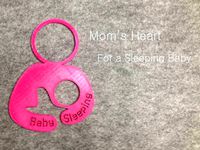 Door hanger 4 - For a sleeping baby by Eunny