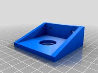 Nema 23/17 Stepper mount + Bearing mount by kelkboom