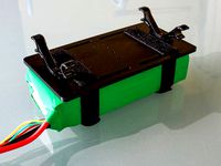 H4 680mm Alien Folding Multicopter - Battery Plate for Tarot Rail Mounts by Barracdil