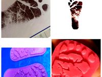 Baby Footprint Template by ecafruoy