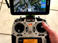 ASUS MeMo Pad 7 mount on Spektrum DX7s with 3DR radio by roumen