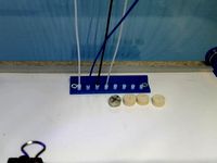 Alternate filament catch, M8 rod holder, Washer/Magnet holders for 3D printer cabinet by McSquid