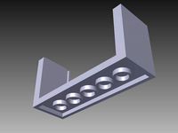 HC-SR04 Sonar Lego Bracket by Lightwaver