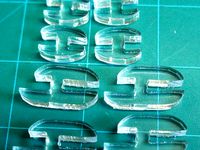 Panel Clips 3mm Acrylic to Replicator Frame by DrazzticAction