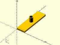 MendelMax 1.5 Quick Release Dial Indicator Plate by osgibson