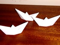 Origami Ship by kitwallace