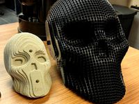 Plastic Corrugated Skull by WDSTK_92