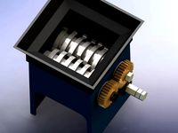 Top feeder cone/hopper for the MightyShredder by fr333n3rgy