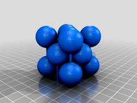 Face-Centered Cubic Unit Cell with Full Atoms by JOlsonite