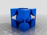 Body-Centered Cubic Unit Cell Truncated by JOlsonite