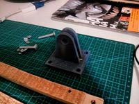 Wall support for alarm/lamp arm by gfuhr