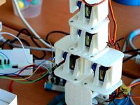 Servo motor folder(3mm) and mini gripper for Tower-pro made SG90 by arrowmeiwaracing