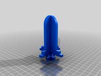DeltaPrintr Small Spool Holder (33mm) by Memnarch1113