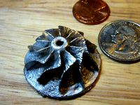 Aluminum turbine rotor cast in ABS mold by Terminus