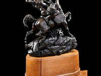 Theseus Slaying the Centaur Bianor by Antione-Louis Barye by artsmia