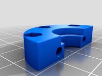 Chinese E3D Clone Bracket for Rostock Delta by biomushroom