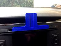 Universal CD-car slot PHONE holder, mount. iPhone5, iPhone6 etc. Quick change!  by BerniApple