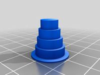 4 TIER WEDDING CAKE by cadpro78