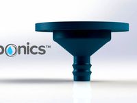 Drip nozzle 3/8 inch, 3 holes - 3Dponics Drip Hydroponics by 3dponics