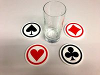 Card coasters by JvD