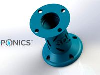 Bottle Connector (Large) - 3Dponics Open-Source Gardening by 3dponics