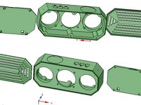 Portable BoomBox 1.0 - Removable front panel by victoreac