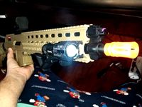 Airsoft Flash Light Mount Picanny Rail by dehart007