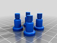 Adapters for balancing self-tightening 6mm DJI Phantom type blades V2 by jaln