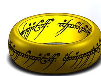 Lord of the Ring's One Ring by DavyHuang