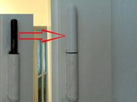 Cover for door hinge/Kappe für Türscharnier by Oszillo