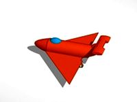 basic toy plane by codelapiz